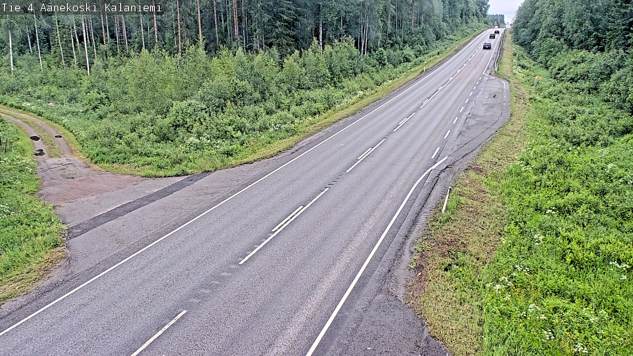 Weather Camera Image Väg 4  Äänekoski, Kalaniemi, Äänekoski, Keski-Suomi
