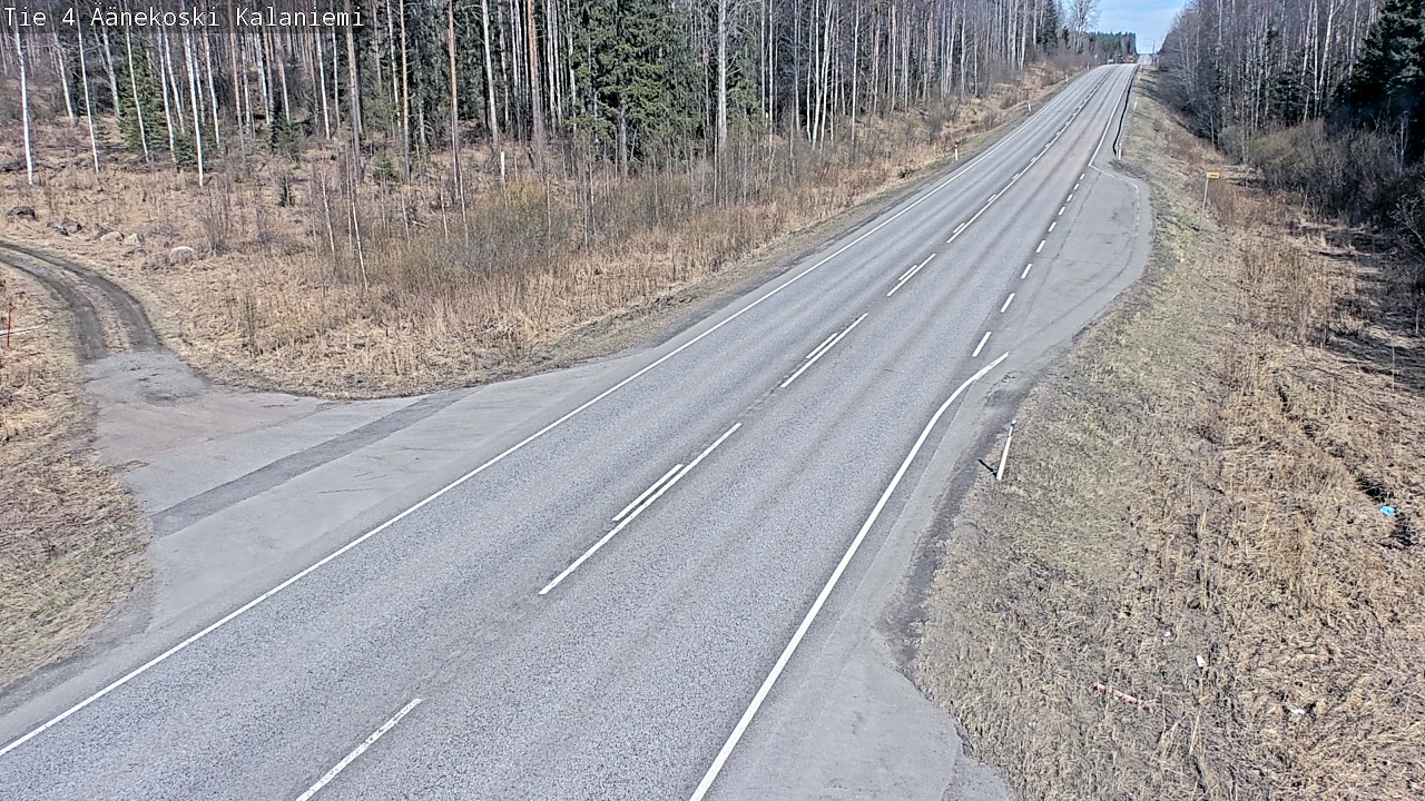 Weather Camera Image Väg 4  Äänekoski, Kalaniemi, Äänekoski, Keski-Suomi
