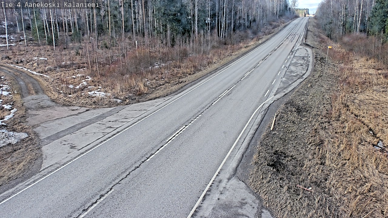 Weather Camera Image Väg 4  Äänekoski, Kalaniemi, Äänekoski, Keski-Suomi