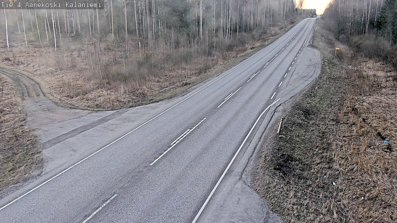Weather Camera Image Väg 4  Äänekoski, Kalaniemi, Äänekoski, Keski-Suomi