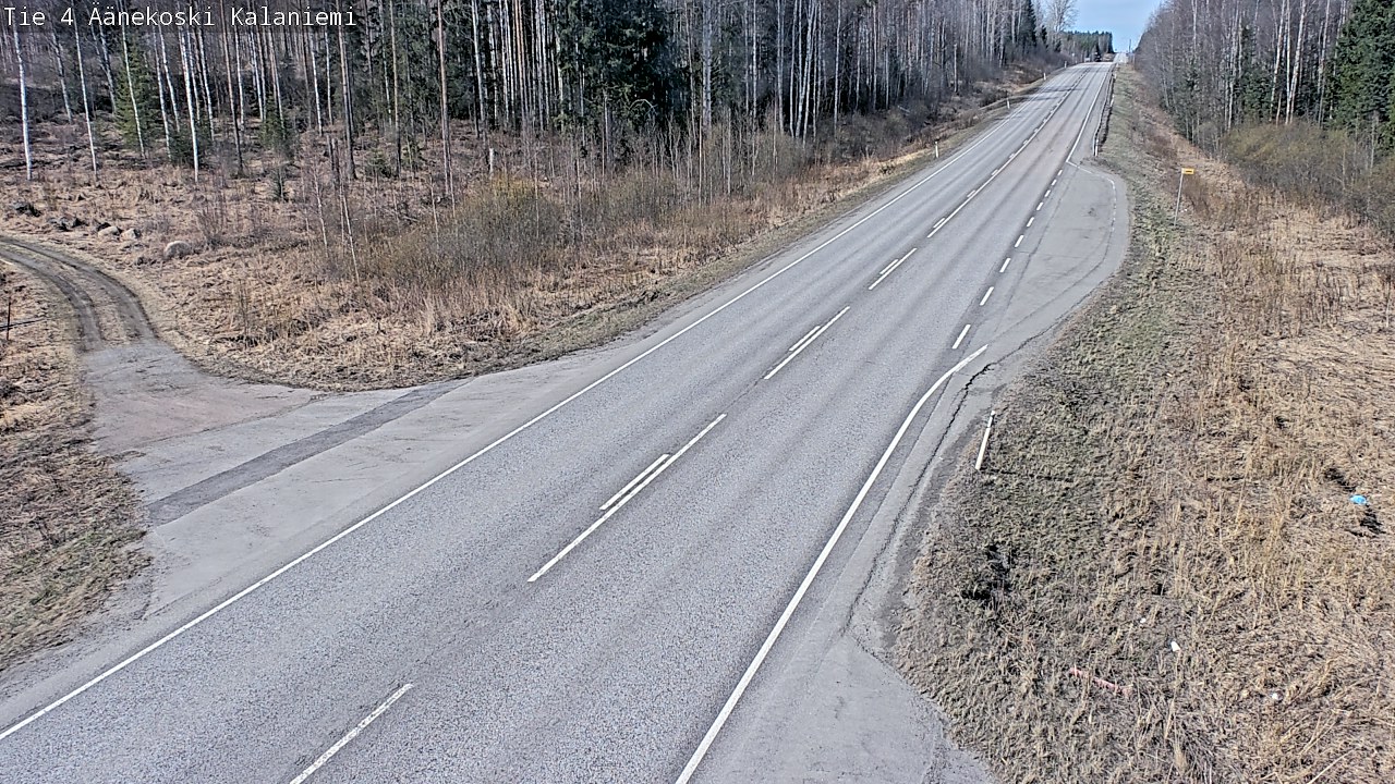 Weather Camera Image Väg 4  Äänekoski, Kalaniemi, Äänekoski, Keski-Suomi