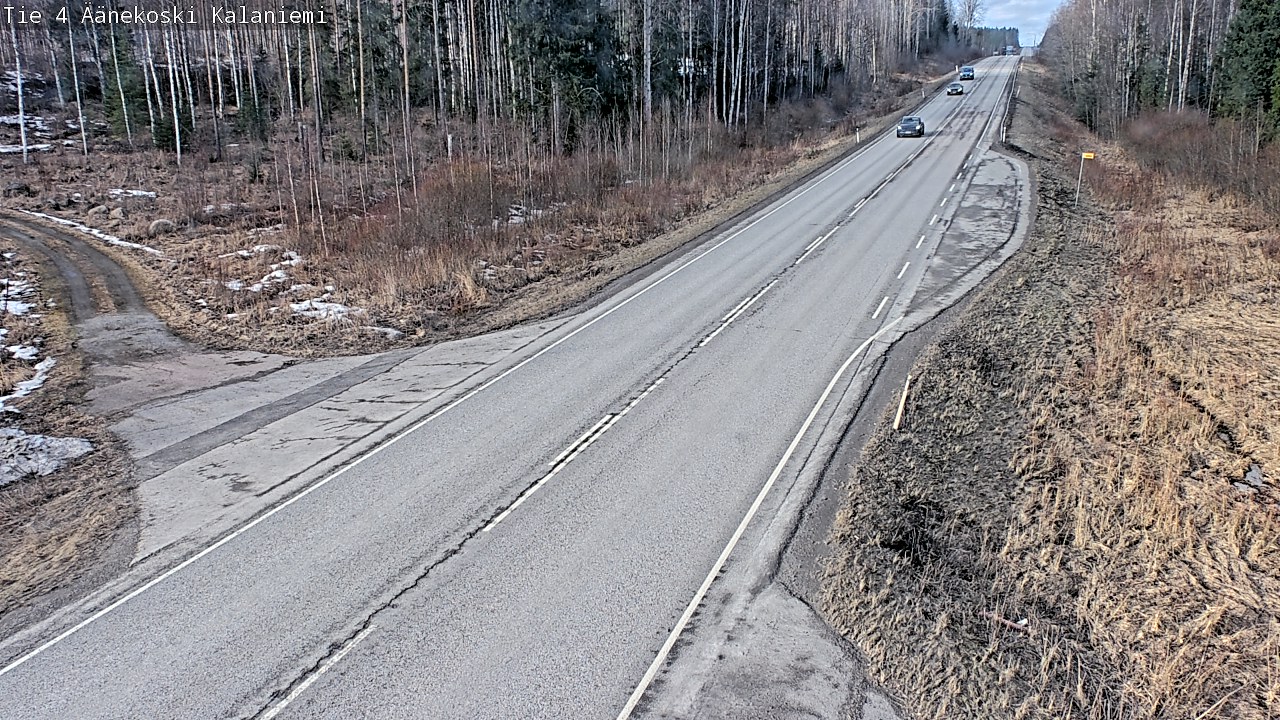 Weather Camera Image Väg 4  Äänekoski, Kalaniemi, Äänekoski, Keski-Suomi