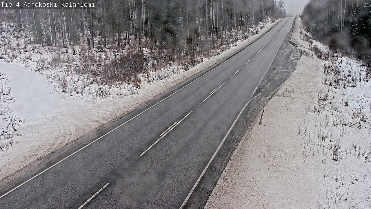 Weather Camera Image Väg 4  Äänekoski, Kalaniemi, Äänekoski, Keski-Suomi