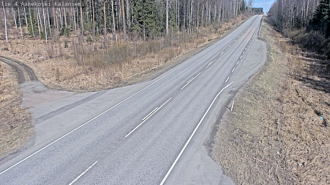 Weather Camera Image Väg 4  Äänekoski, Kalaniemi, Äänekoski, Keski-Suomi