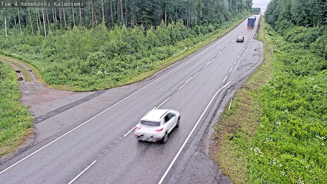 Weather Camera Image Väg 4  Äänekoski, Kalaniemi, Äänekoski, Keski-Suomi