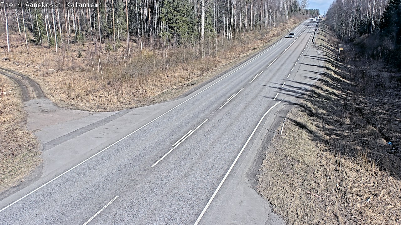 Weather Camera Image Väg 4  Äänekoski, Kalaniemi, Äänekoski, Keski-Suomi