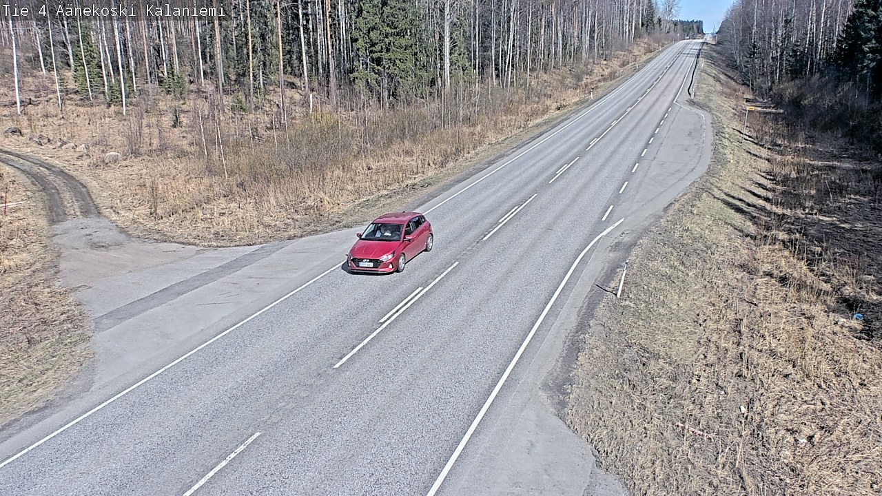 Weather Camera Image Väg 4  Äänekoski, Kalaniemi, Äänekoski, Keski-Suomi