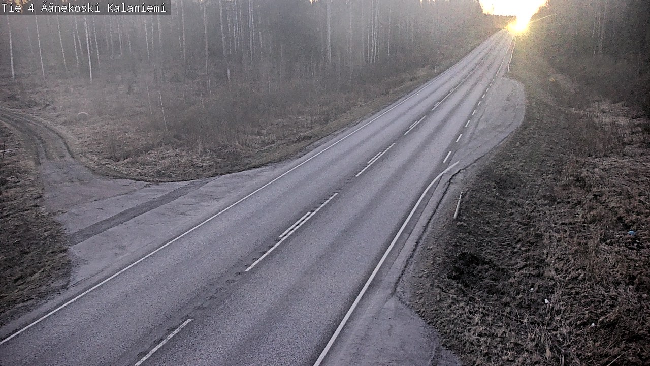 Weather Camera Image Väg 4  Äänekoski, Kalaniemi, Äänekoski, Keski-Suomi