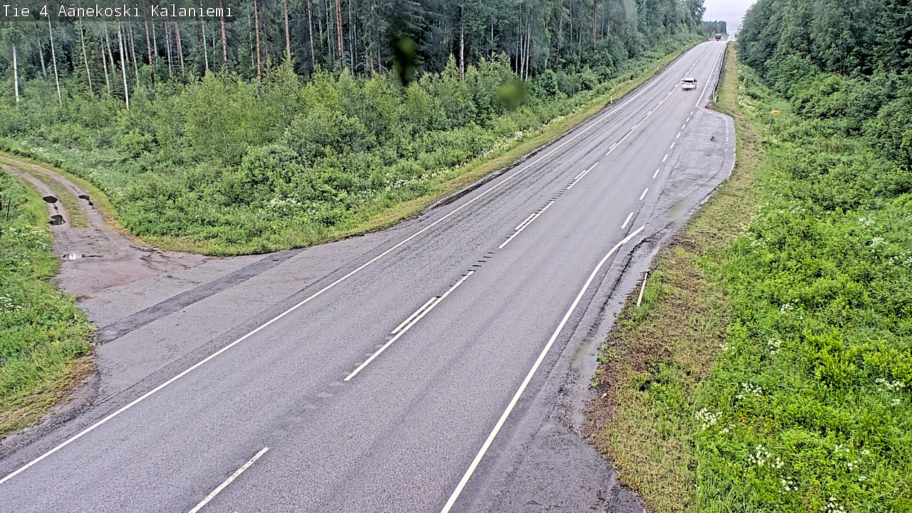 Weather Camera Image Väg 4  Äänekoski, Kalaniemi, Äänekoski, Keski-Suomi
