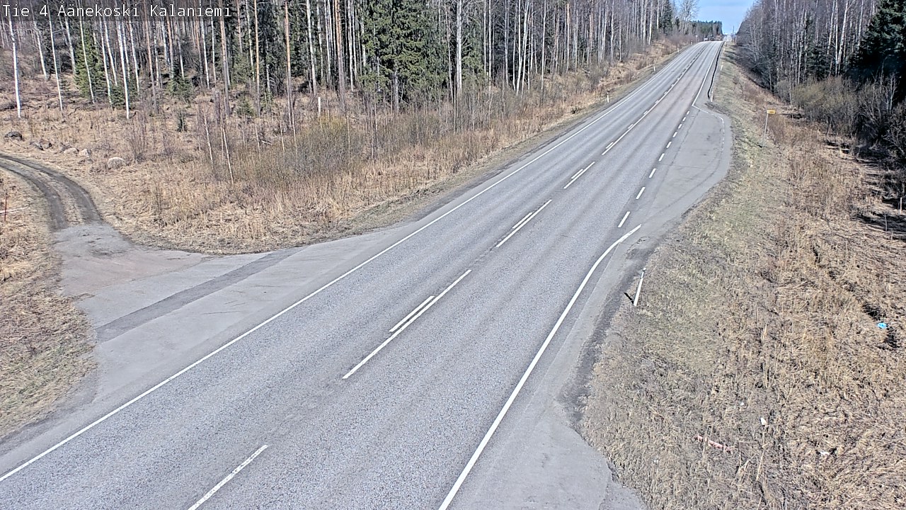 Weather Camera Image Väg 4  Äänekoski, Kalaniemi, Äänekoski, Keski-Suomi