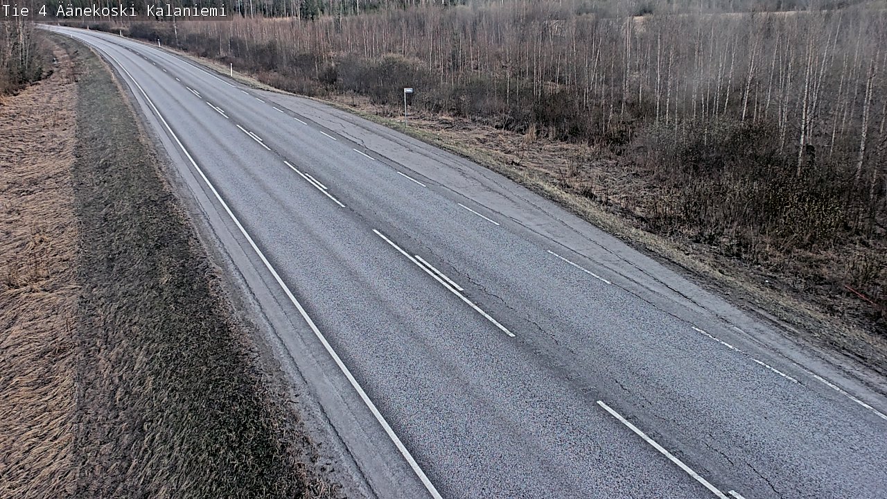 Weather Camera Image Väg 4  Äänekoski, Kalaniemi, Äänekoski, Keski-Suomi