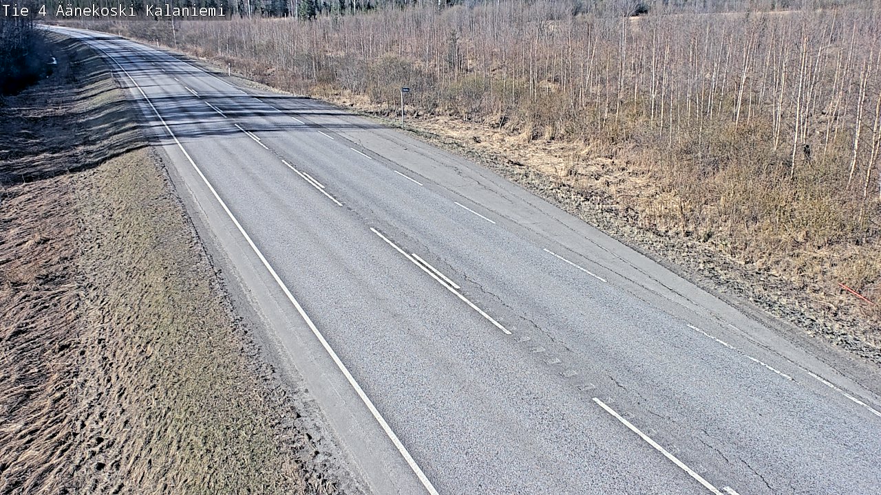 Weather Camera Image Väg 4  Äänekoski, Kalaniemi, Äänekoski, Keski-Suomi