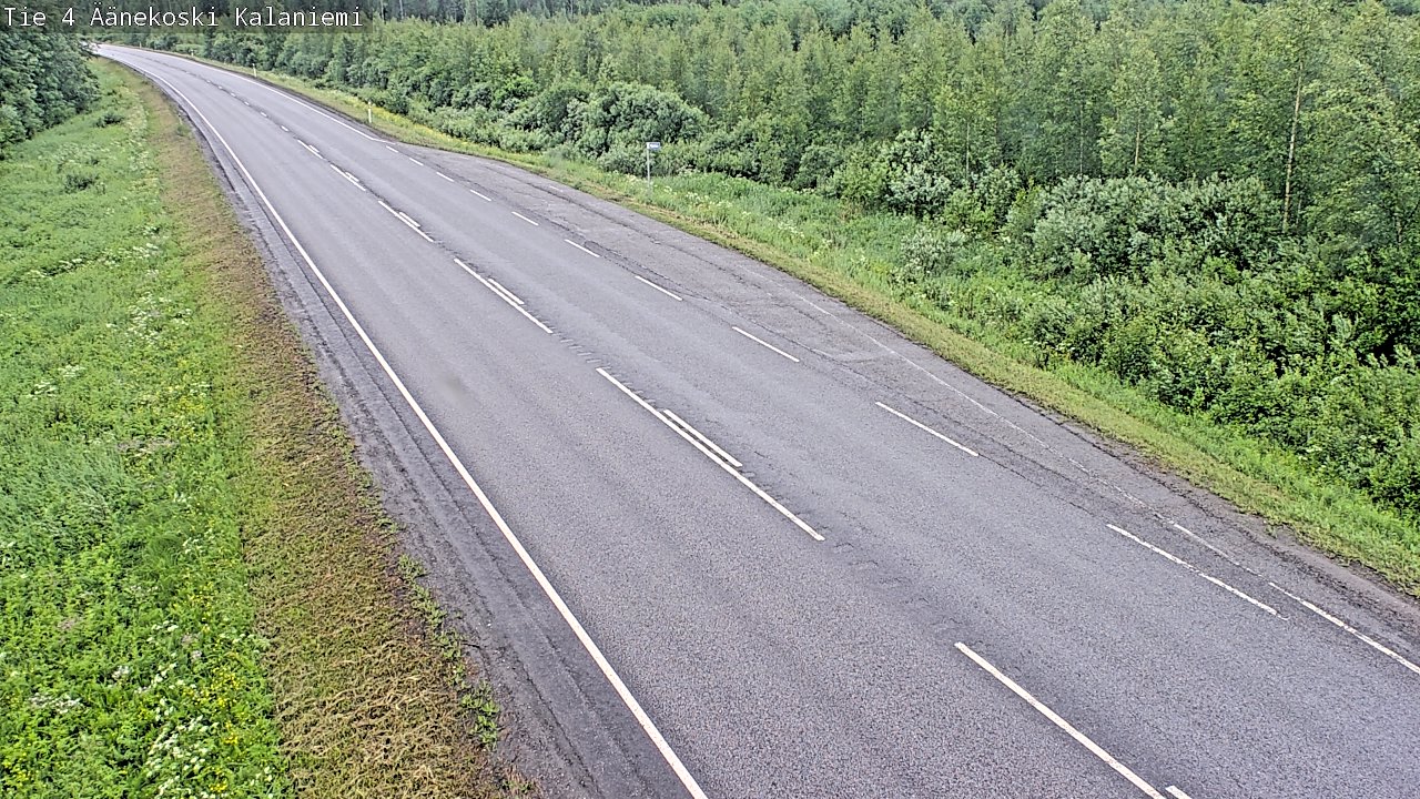 Weather Camera Image Väg 4  Äänekoski, Kalaniemi, Äänekoski, Keski-Suomi