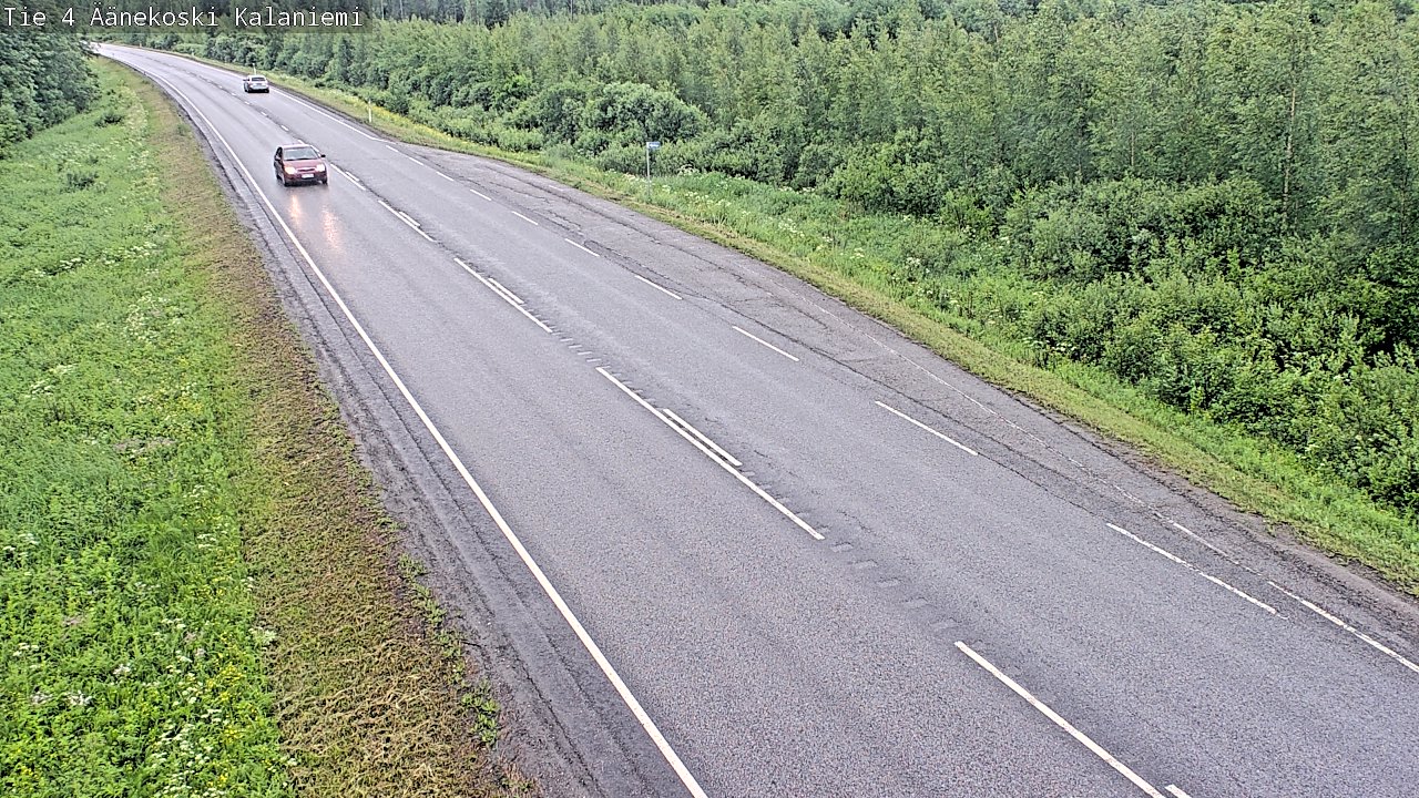 Weather Camera Image Väg 4  Äänekoski, Kalaniemi, Äänekoski, Keski-Suomi