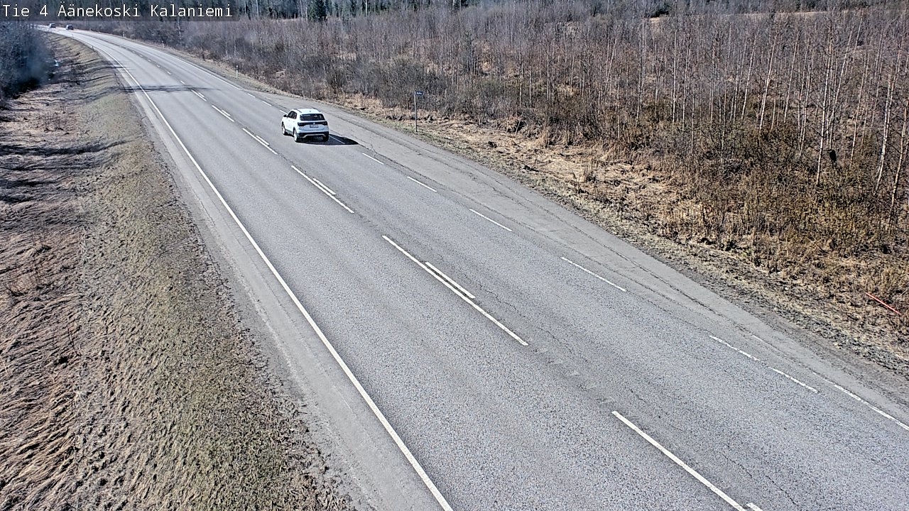 Weather Camera Image Väg 4  Äänekoski, Kalaniemi, Äänekoski, Keski-Suomi