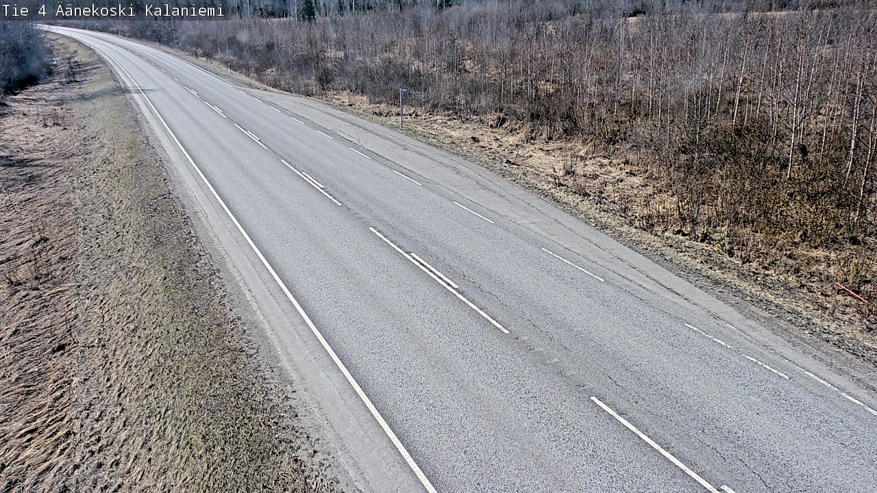 Weather Camera Image Väg 4  Äänekoski, Kalaniemi, Äänekoski, Keski-Suomi