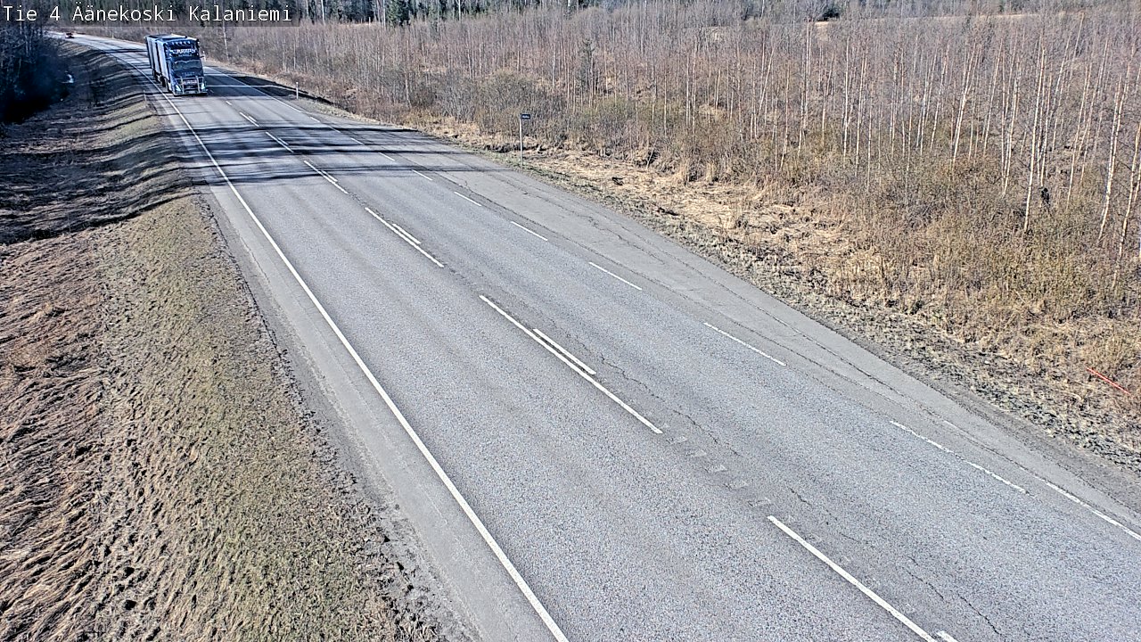 Weather Camera Image Väg 4  Äänekoski, Kalaniemi, Äänekoski, Keski-Suomi