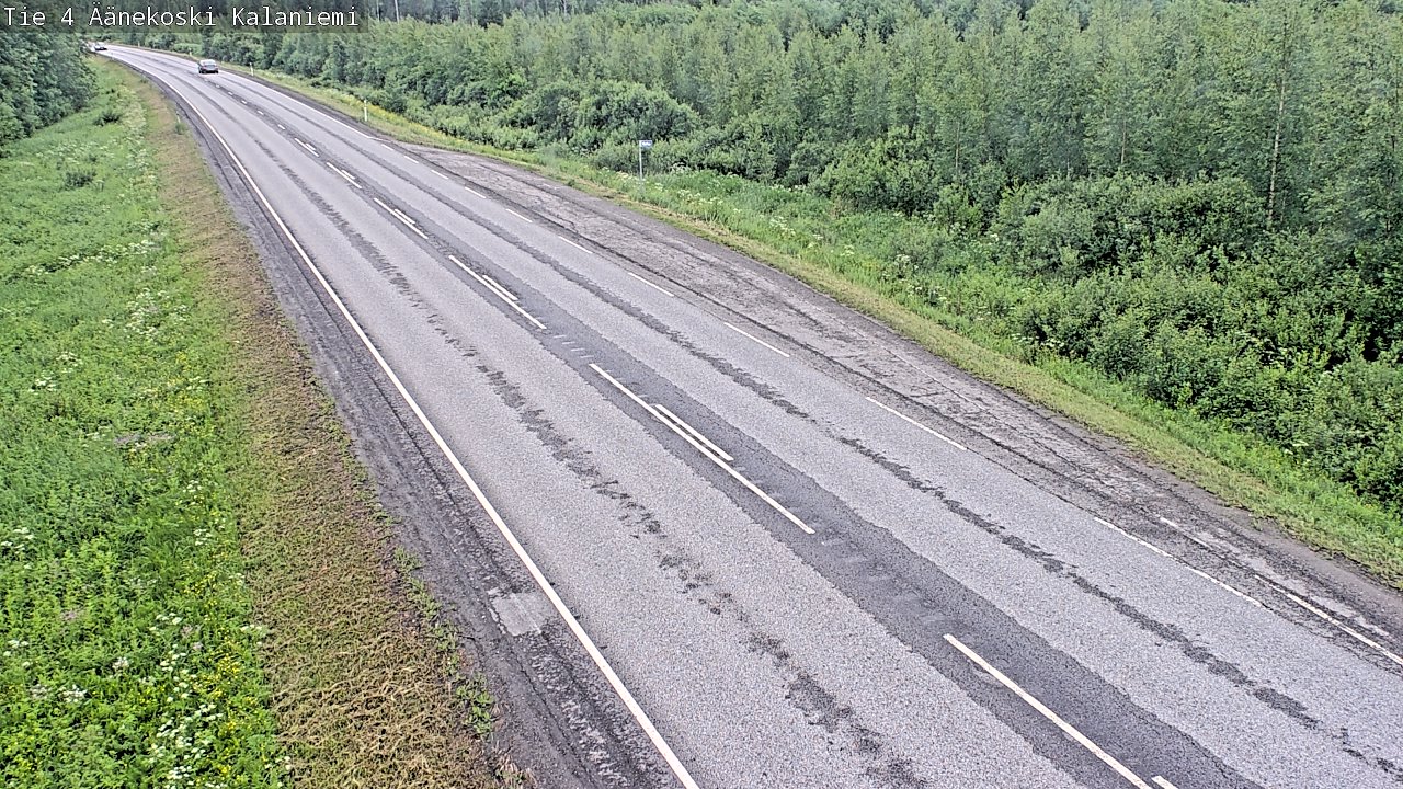 Weather Camera Image Väg 4  Äänekoski, Kalaniemi, Äänekoski, Keski-Suomi