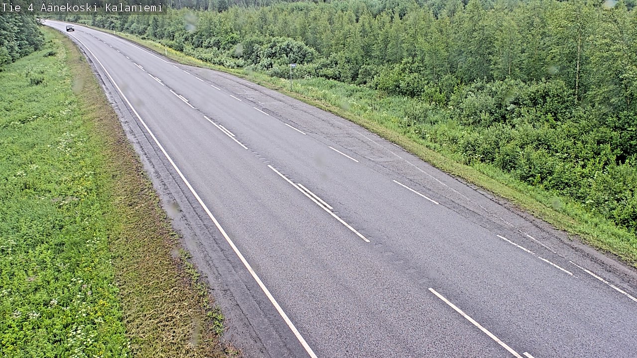 Weather Camera Image Väg 4  Äänekoski, Kalaniemi, Äänekoski, Keski-Suomi