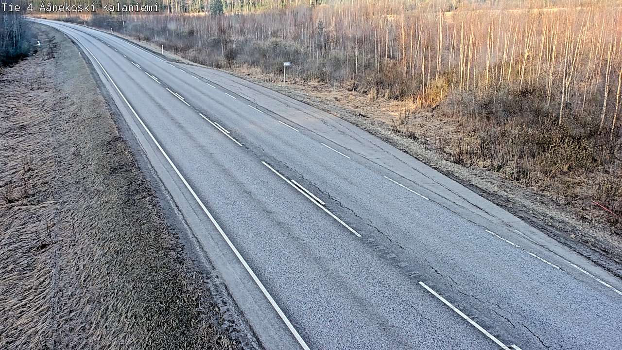 Weather Camera Image Väg 4  Äänekoski, Kalaniemi, Äänekoski, Keski-Suomi