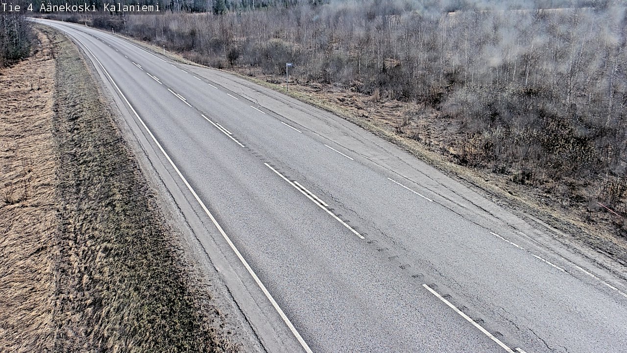 Weather Camera Image Väg 4  Äänekoski, Kalaniemi, Äänekoski, Keski-Suomi