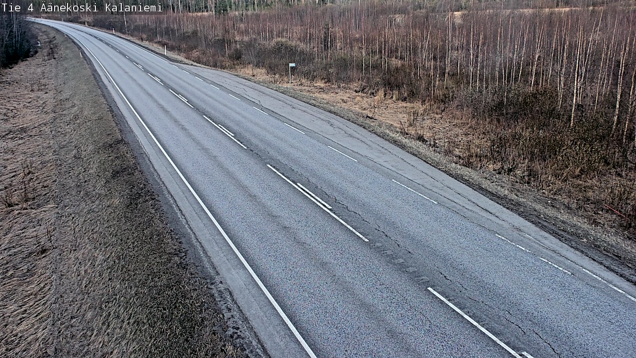 Weather Camera Image Väg 4  Äänekoski, Kalaniemi, Äänekoski, Keski-Suomi