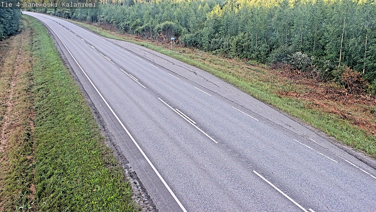 Weather Camera Image Road 4  Äänekoski, Kalaniemi, Äänekoski, Keski-Suomi