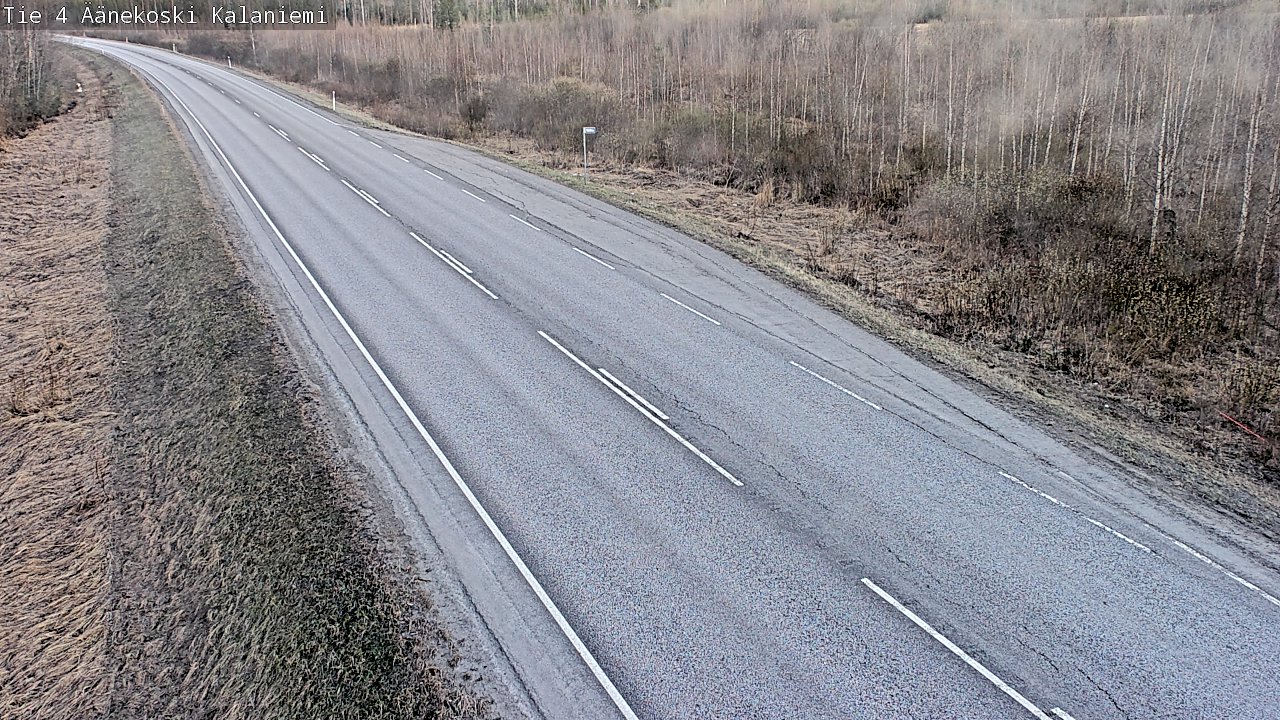 Weather Camera Image Väg 4  Äänekoski, Kalaniemi, Äänekoski, Keski-Suomi