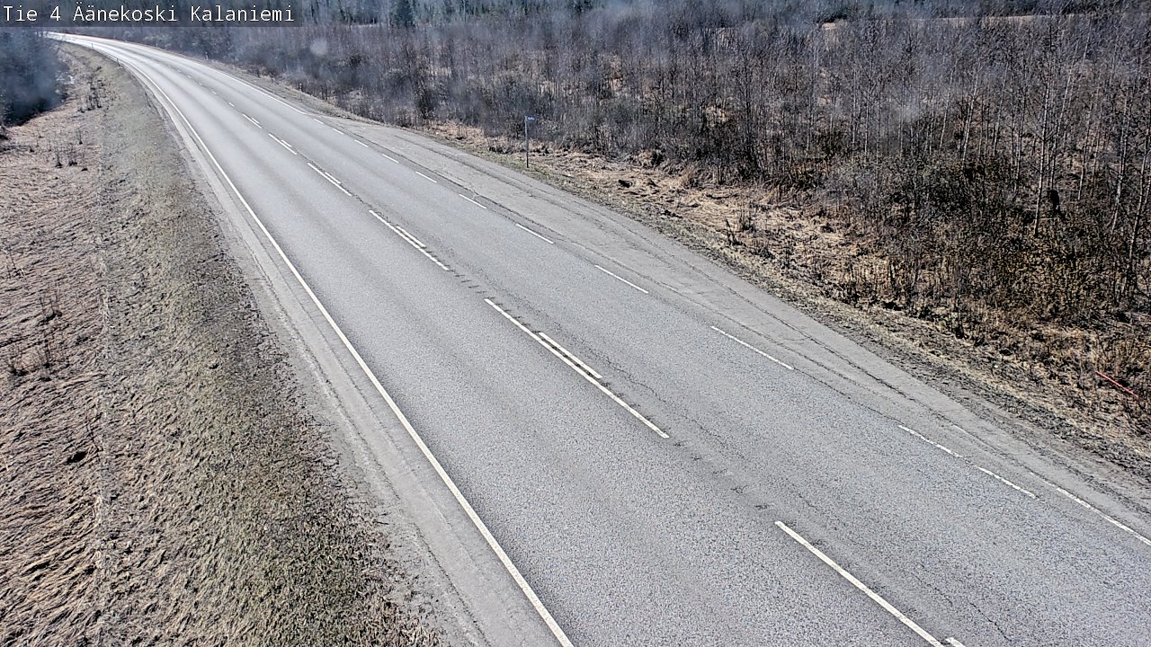 Weather Camera Image Väg 4  Äänekoski, Kalaniemi, Äänekoski, Keski-Suomi