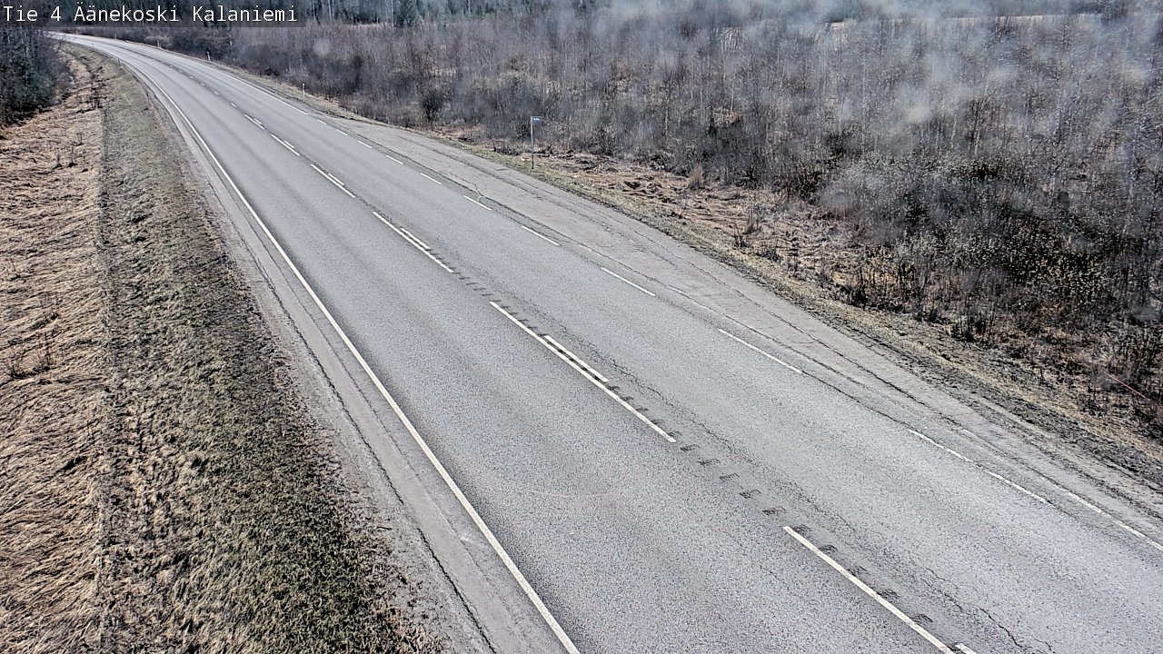 Weather Camera Image Väg 4  Äänekoski, Kalaniemi, Äänekoski, Keski-Suomi