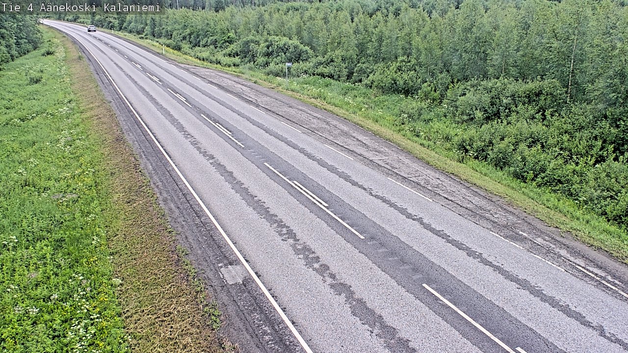 Weather Camera Image Väg 4  Äänekoski, Kalaniemi, Äänekoski, Keski-Suomi