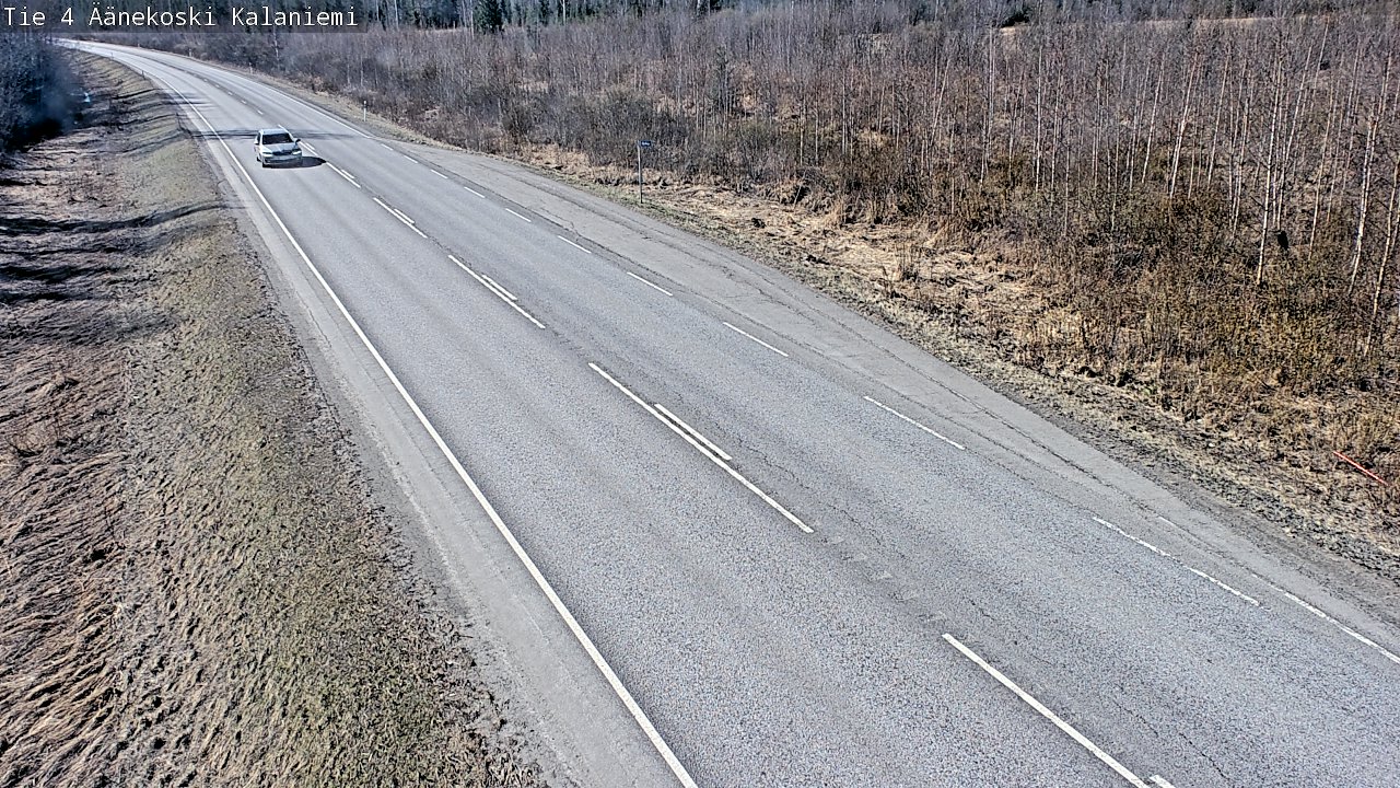Weather Camera Image Väg 4  Äänekoski, Kalaniemi, Äänekoski, Keski-Suomi
