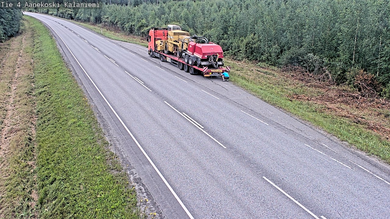 Weather Camera Image Väg 4  Äänekoski, Kalaniemi, Äänekoski, Keski-Suomi