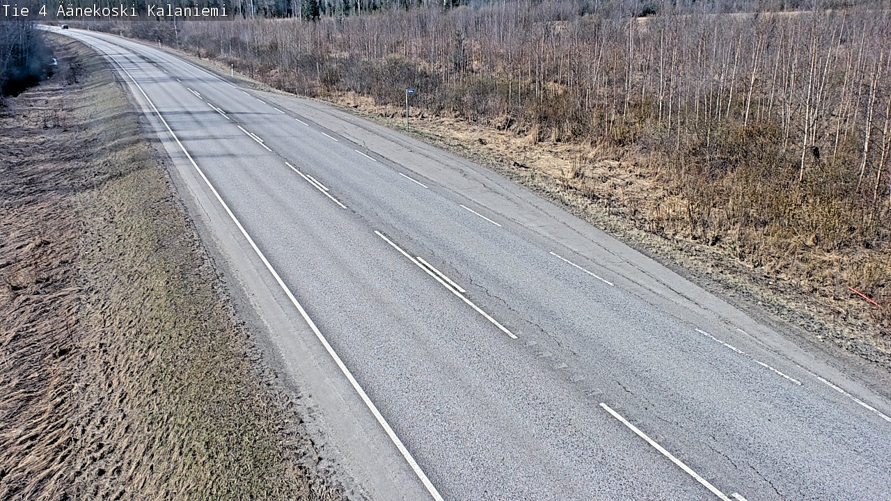 Weather Camera Image Väg 4  Äänekoski, Kalaniemi, Äänekoski, Keski-Suomi