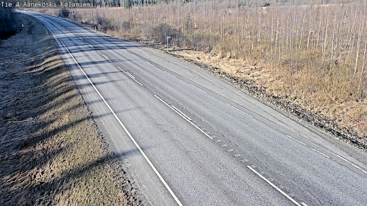 Weather Camera Image Väg 4  Äänekoski, Kalaniemi, Äänekoski, Keski-Suomi