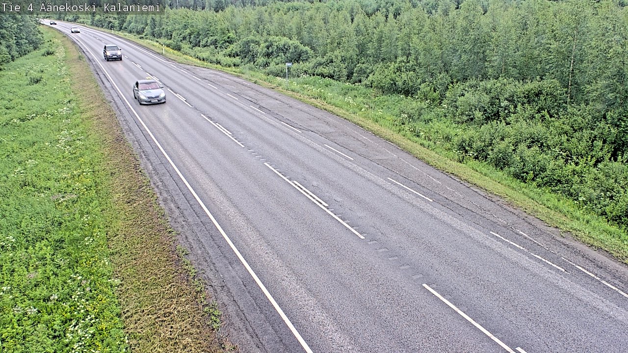 Weather Camera Image Väg 4  Äänekoski, Kalaniemi, Äänekoski, Keski-Suomi