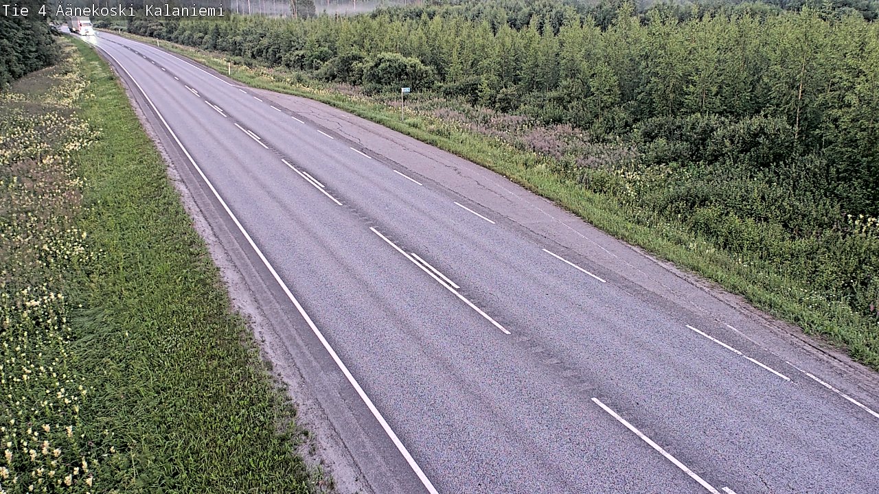 Weather Camera Image Väg 4  Äänekoski, Kalaniemi, Äänekoski, Keski-Suomi