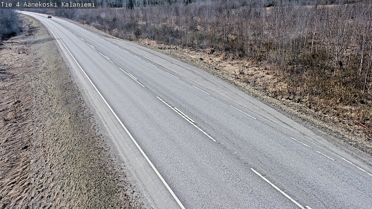 Weather Camera Image Väg 4  Äänekoski, Kalaniemi, Äänekoski, Keski-Suomi