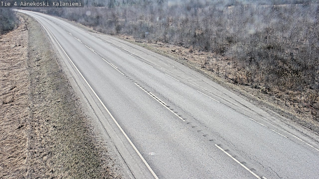 Weather Camera Image Väg 4  Äänekoski, Kalaniemi, Äänekoski, Keski-Suomi