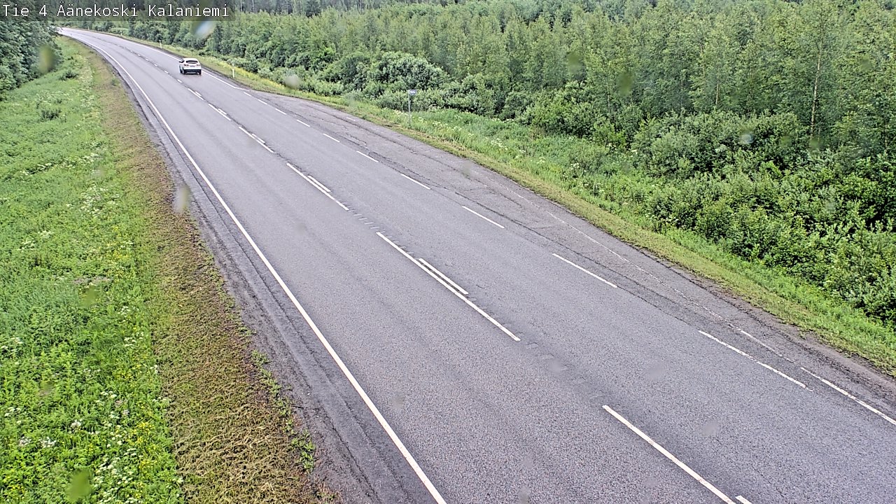 Weather Camera Image Väg 4  Äänekoski, Kalaniemi, Äänekoski, Keski-Suomi