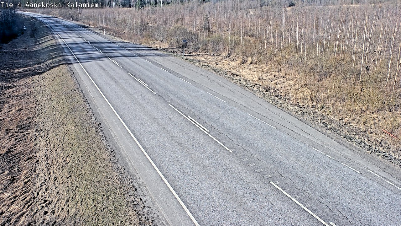 Weather Camera Image Väg 4  Äänekoski, Kalaniemi, Äänekoski, Keski-Suomi