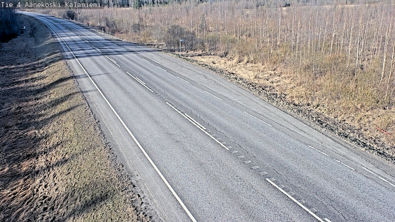 Weather Camera Image Väg 4  Äänekoski, Kalaniemi, Äänekoski, Keski-Suomi