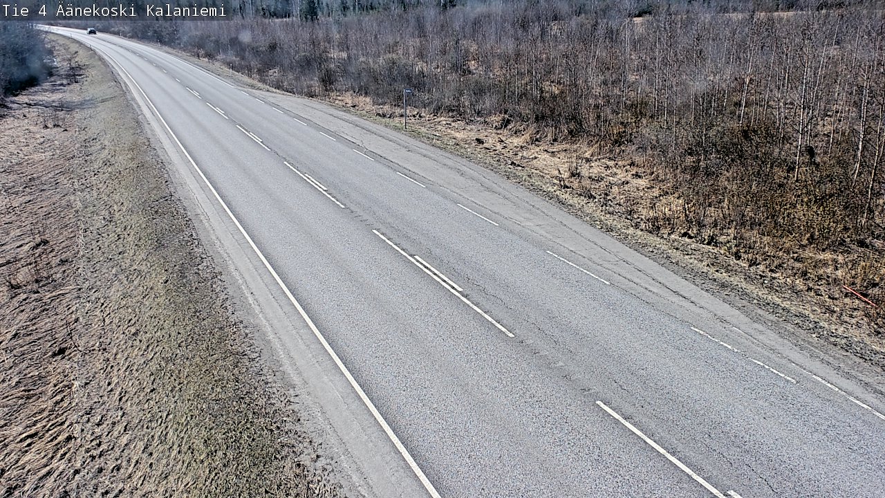 Weather Camera Image Väg 4  Äänekoski, Kalaniemi, Äänekoski, Keski-Suomi