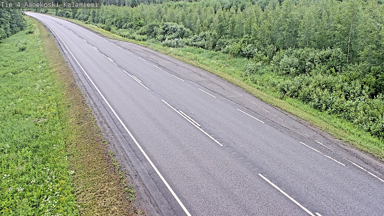 Weather Camera Image Väg 4  Äänekoski, Kalaniemi, Äänekoski, Keski-Suomi