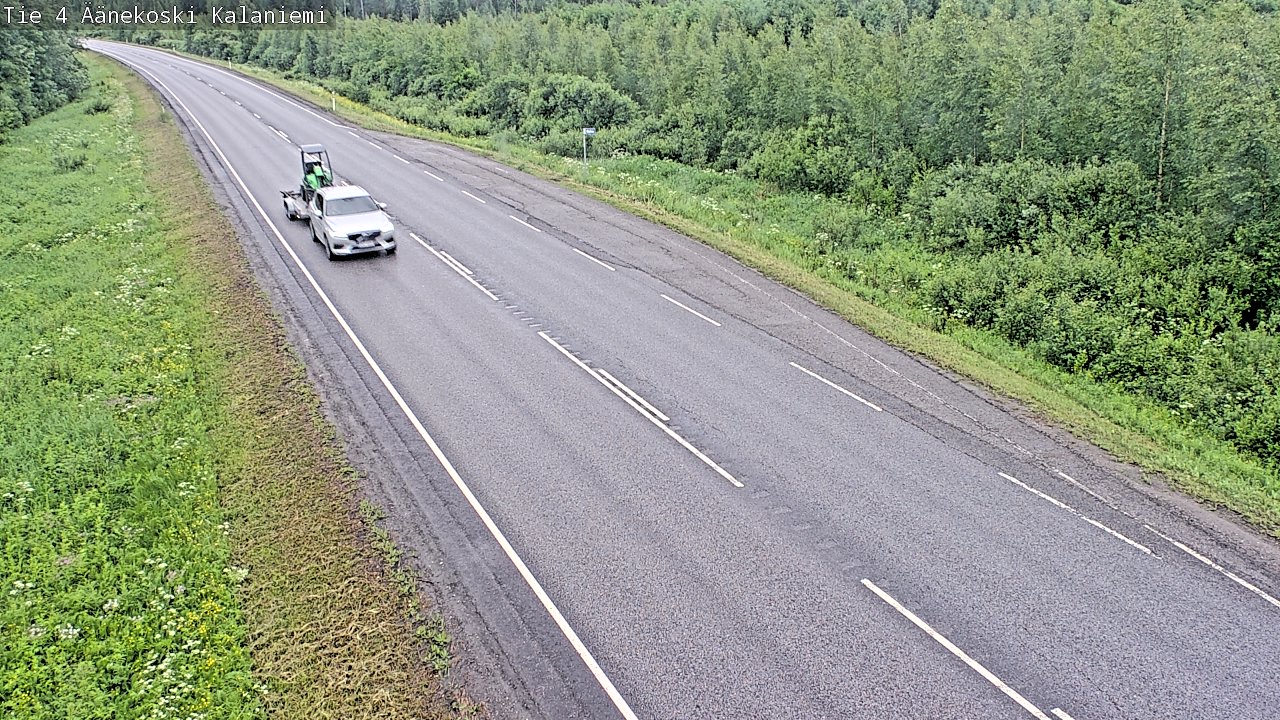 Weather Camera Image Väg 4  Äänekoski, Kalaniemi, Äänekoski, Keski-Suomi
