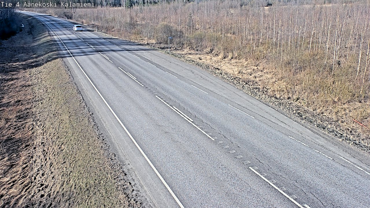 Weather Camera Image Väg 4  Äänekoski, Kalaniemi, Äänekoski, Keski-Suomi