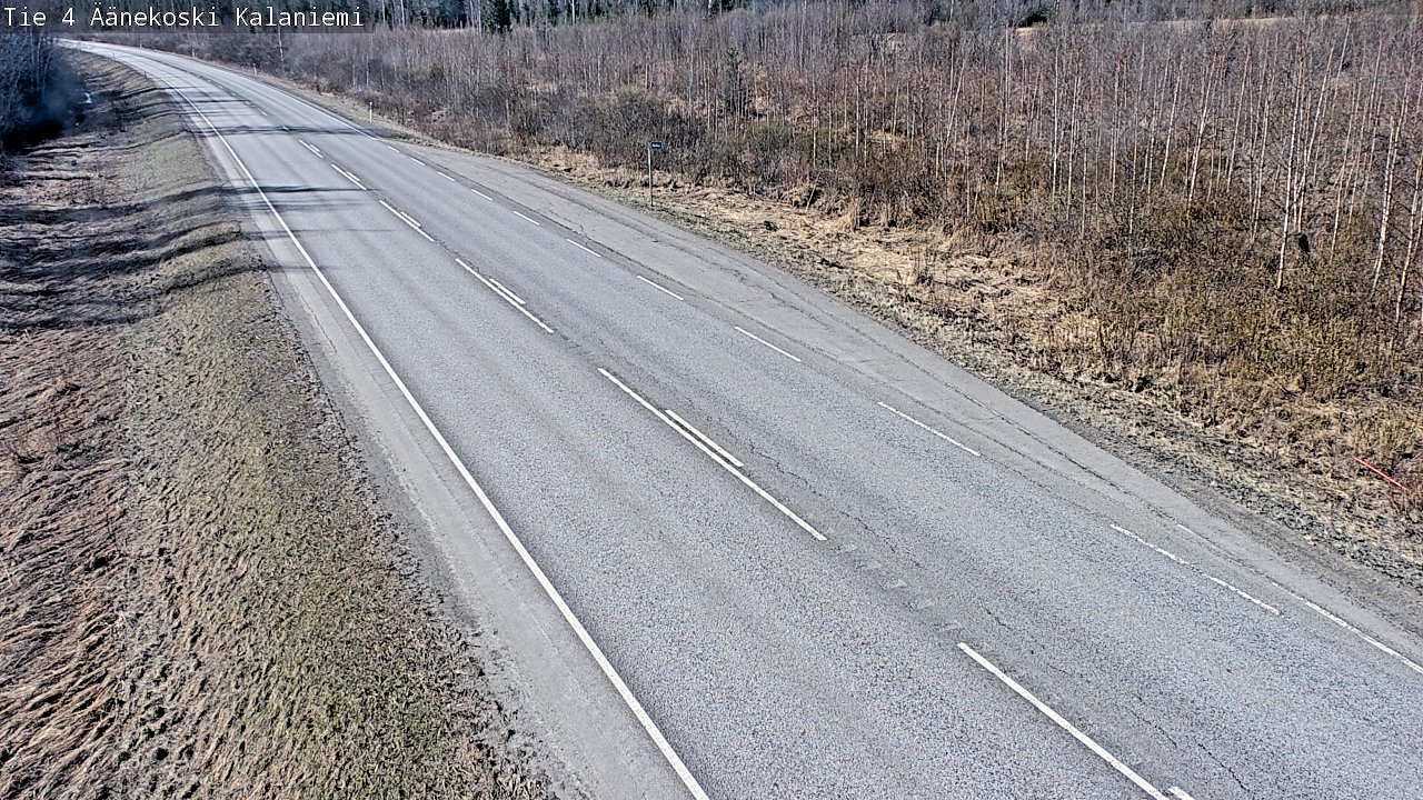 Weather Camera Image Väg 4  Äänekoski, Kalaniemi, Äänekoski, Keski-Suomi