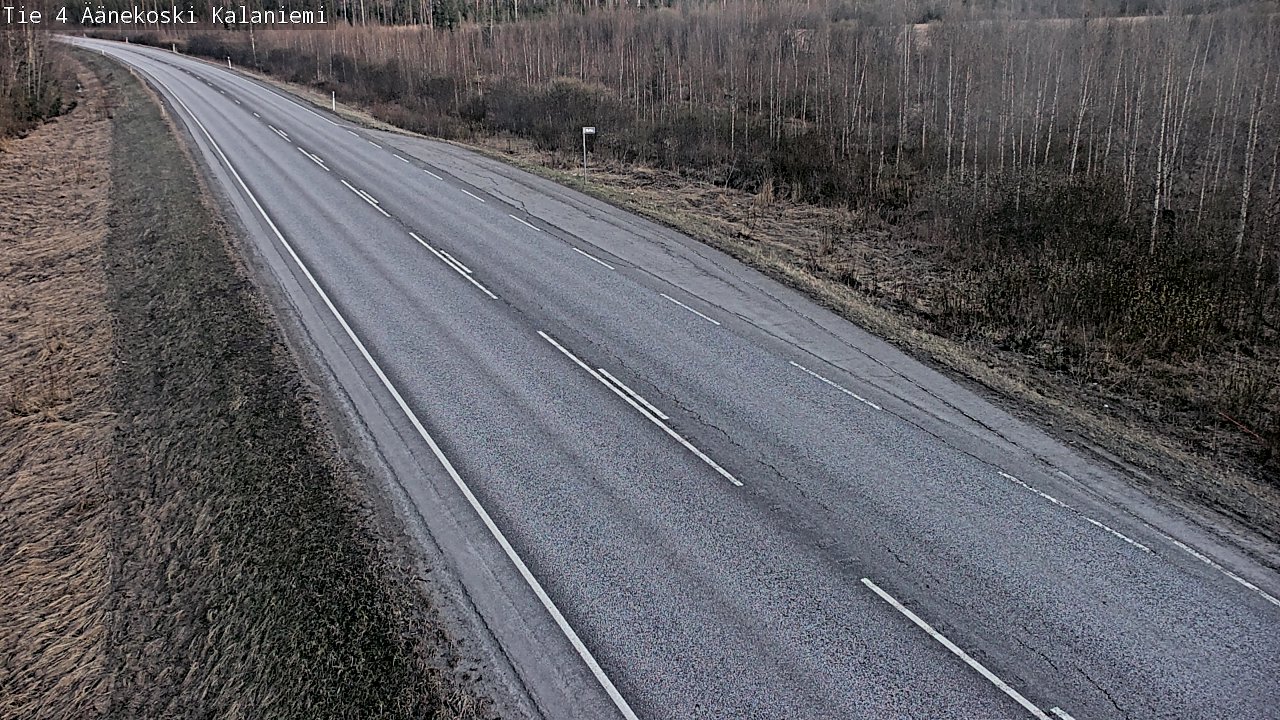 Weather Camera Image Väg 4  Äänekoski, Kalaniemi, Äänekoski, Keski-Suomi