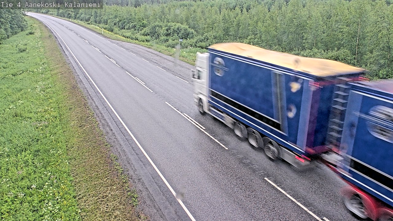 Weather Camera Image Väg 4  Äänekoski, Kalaniemi, Äänekoski, Keski-Suomi