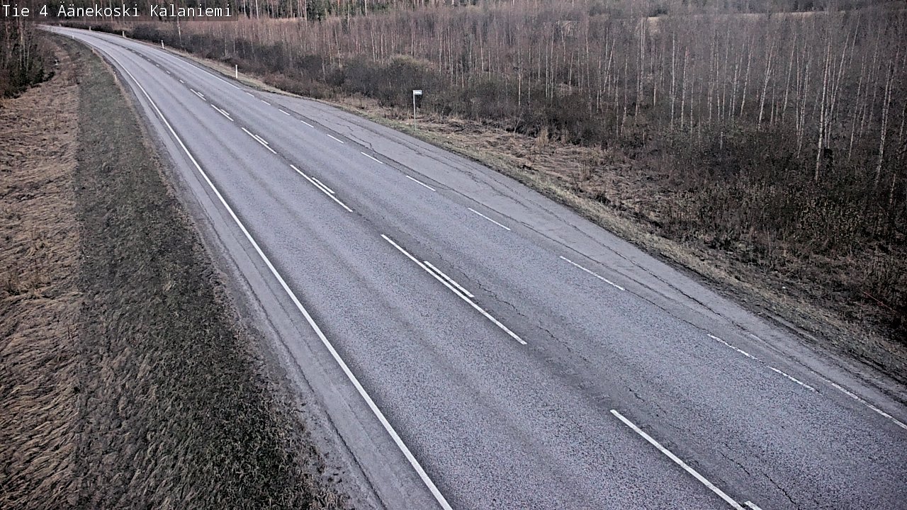Weather Camera Image Väg 4  Äänekoski, Kalaniemi, Äänekoski, Keski-Suomi